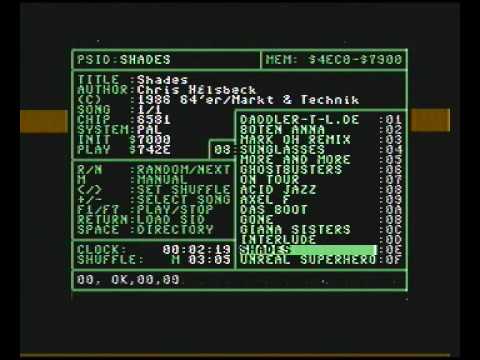 Shades by Chris Hülsbeck (SID played on real C64)